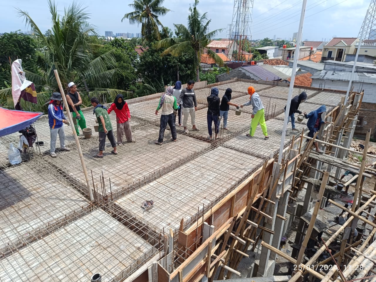 Pembangunan Gedung Belajar MTs dan MA Ihya Ulumiddin ( 4 Lantai )